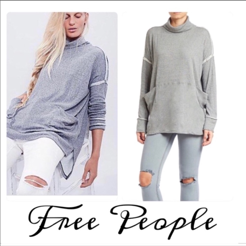We The Free People Long Turtleneck pullover